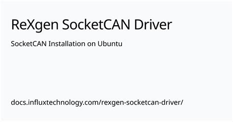 Install socketcan ubuntu